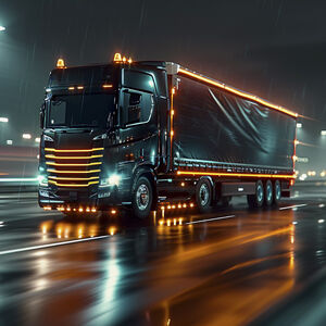 truck-and-logistics-operation-at-dusk